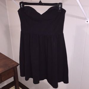 Black Strapless Dress